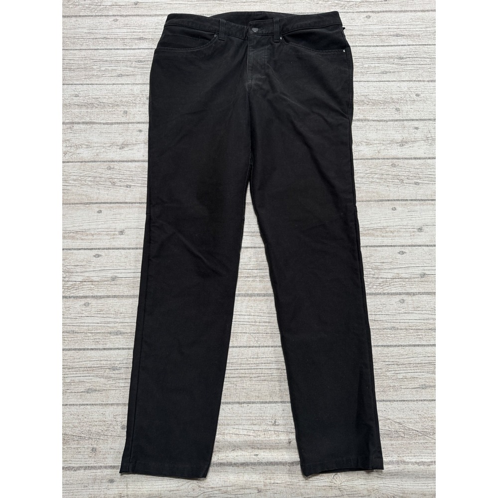 Lululemon Pants Men's 32 Black ABC Warpstreme Slim Fit Straight Leg Athleisure